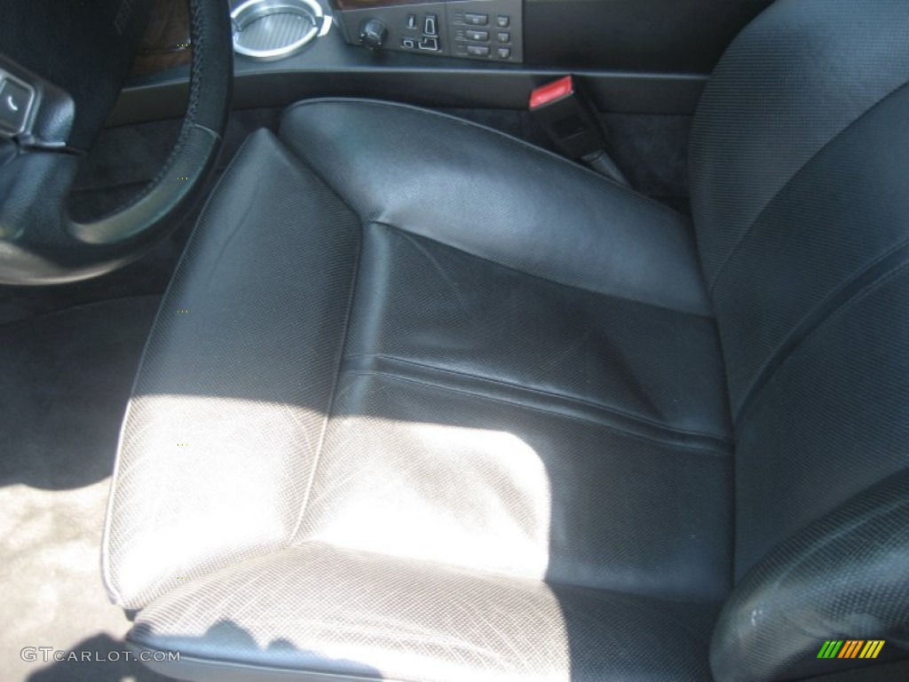 2003 7 Series 745Li Sedan - Sterling Grey Metallic / Black/Black photo #23