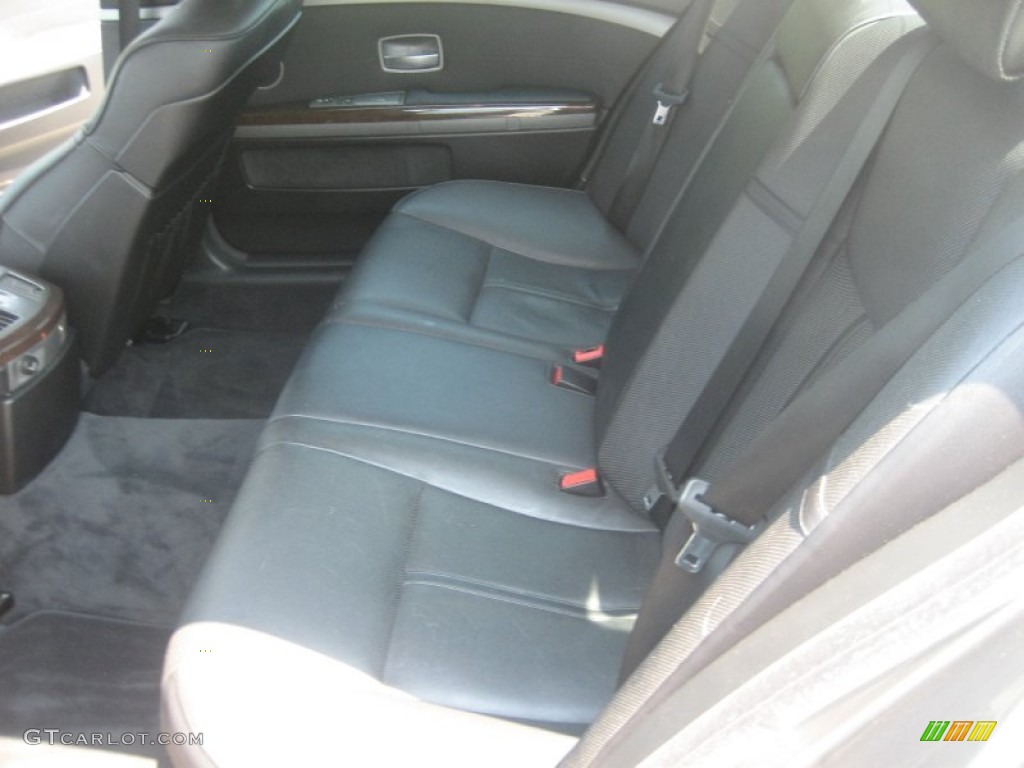 2003 7 Series 745Li Sedan - Sterling Grey Metallic / Black/Black photo #25