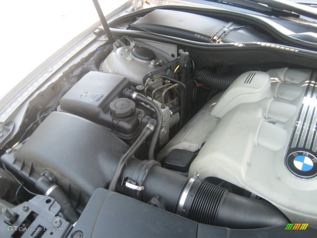 2003 7 Series 745Li Sedan - Sterling Grey Metallic / Black/Black photo #36