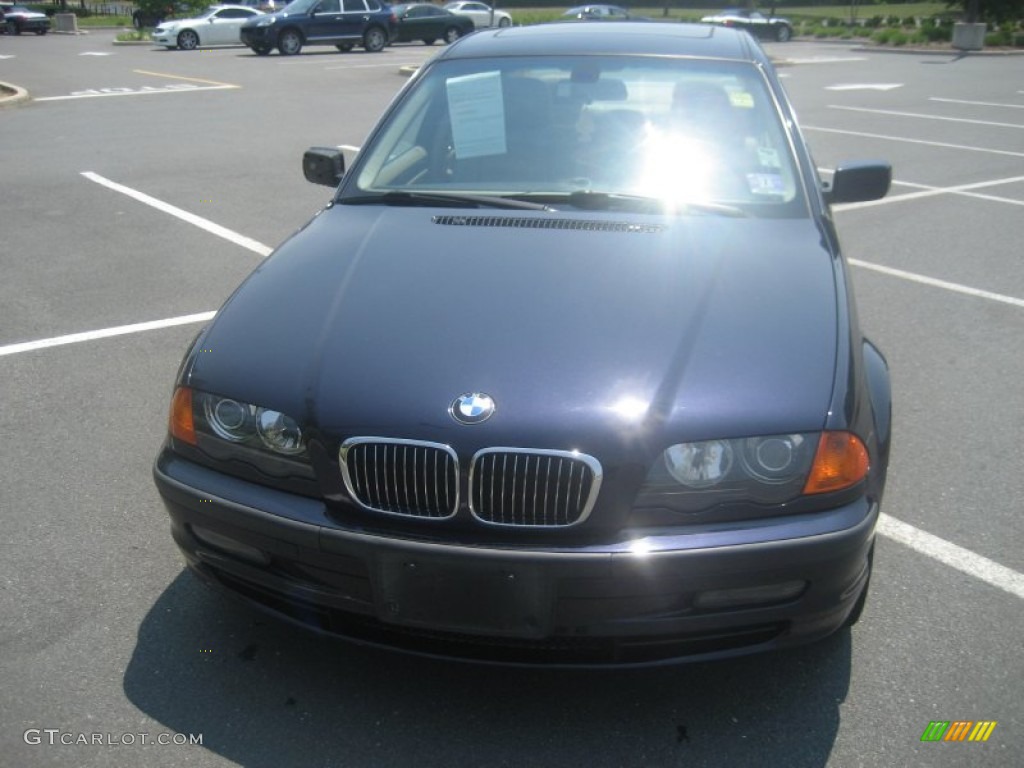 2000 3 Series 328i Sedan - Orient Blue Metallic / Sand photo #2