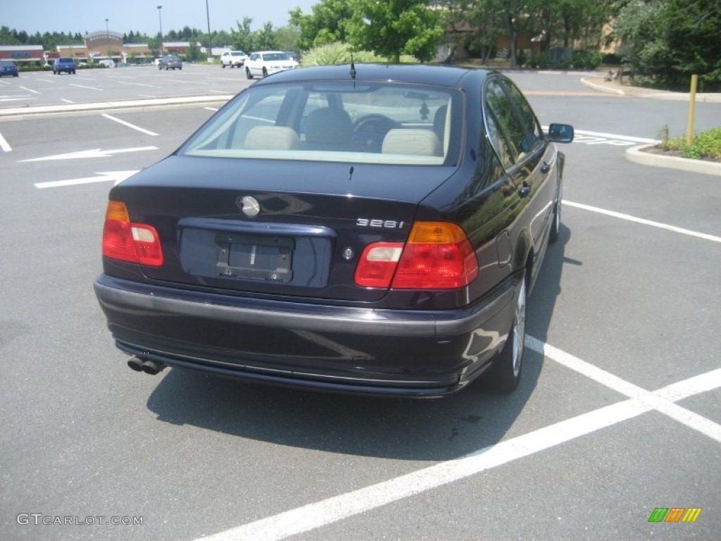2000 3 Series 328i Sedan - Orient Blue Metallic / Sand photo #8