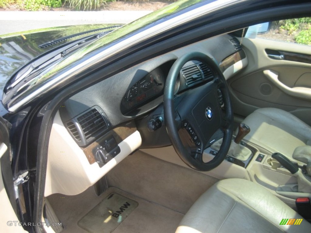 2000 3 Series 328i Sedan - Orient Blue Metallic / Sand photo #19