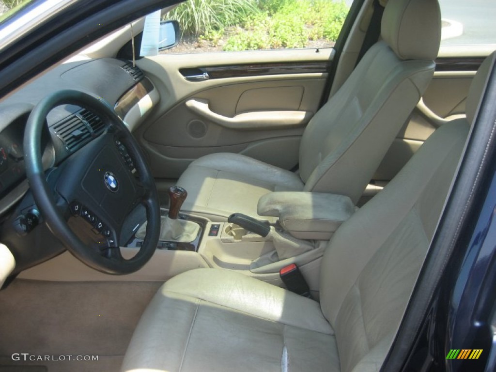 2000 3 Series 328i Sedan - Orient Blue Metallic / Sand photo #20