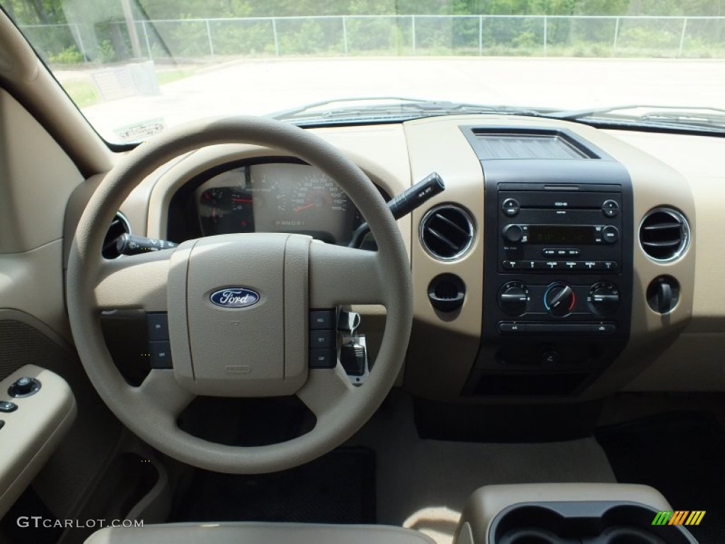 2006 F150 XLT SuperCrew - Dark Shadow Grey Metallic / Tan photo #31