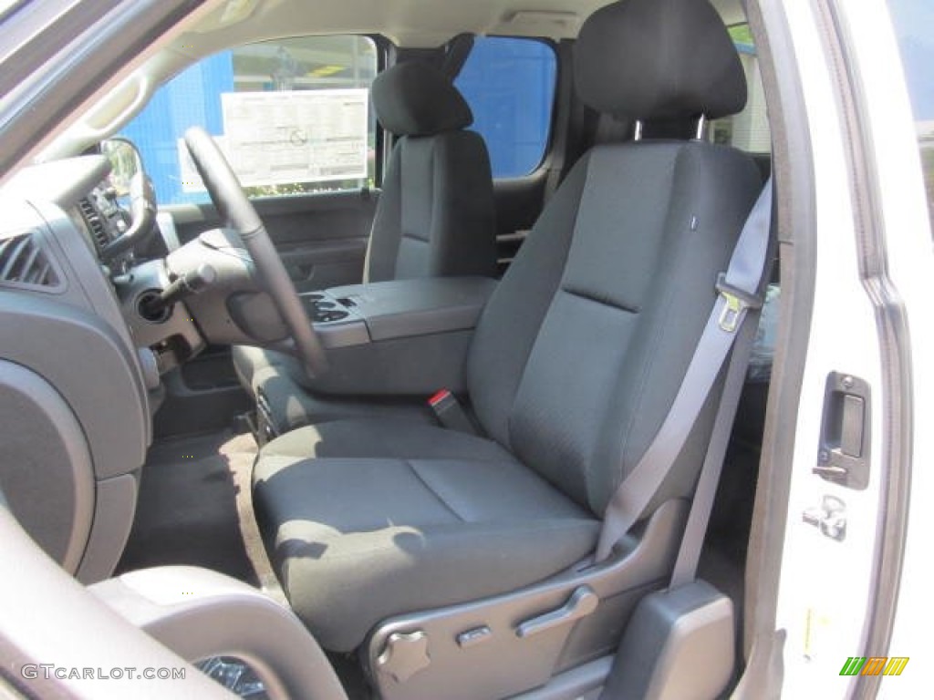 Ebony Interior 2013 Chevrolet Silverado 1500 LT Extended Cab 4x4 Photo #67344233