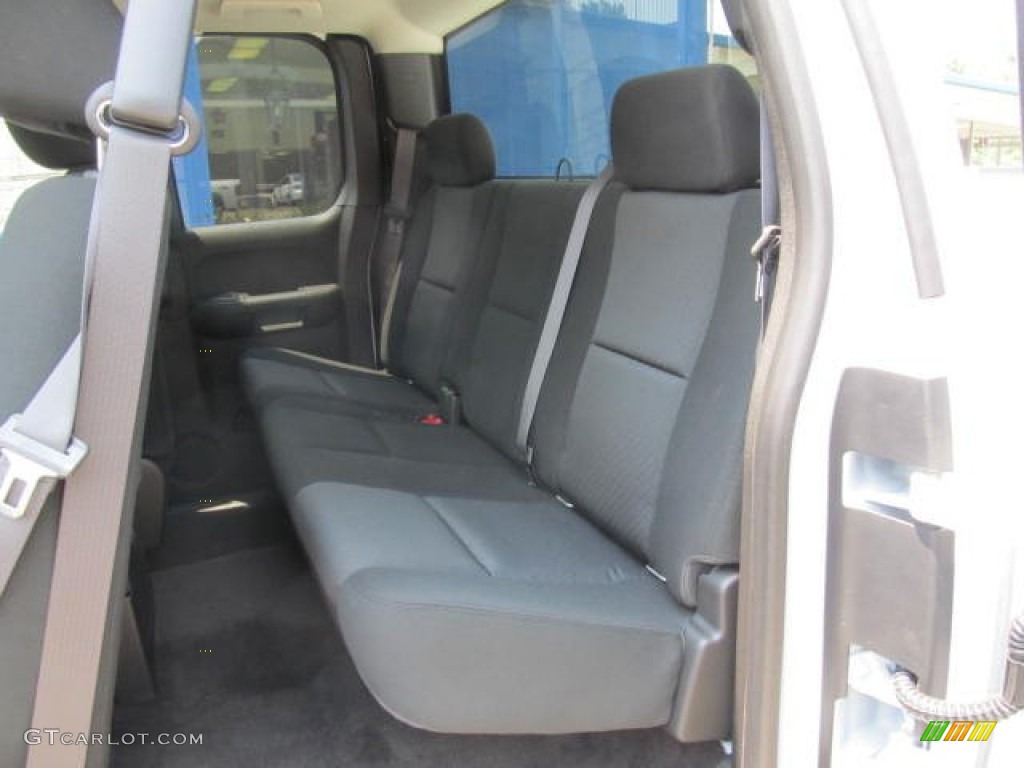 Ebony Interior 2013 Chevrolet Silverado 1500 LT Extended Cab 4x4 Photo #67344239