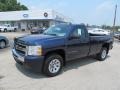 2009 Imperial Blue Metallic Chevrolet Silverado 1500 Regular Cab 4x4  photo #1