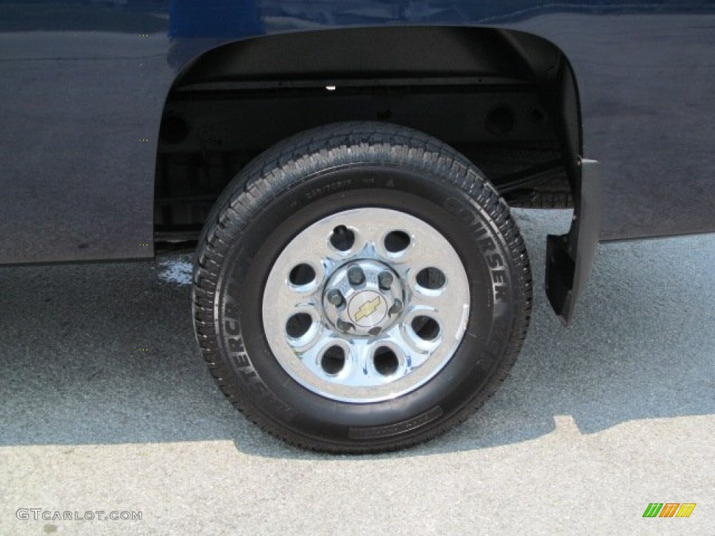 2009 Silverado 1500 Regular Cab 4x4 - Imperial Blue Metallic / Dark Titanium photo #3