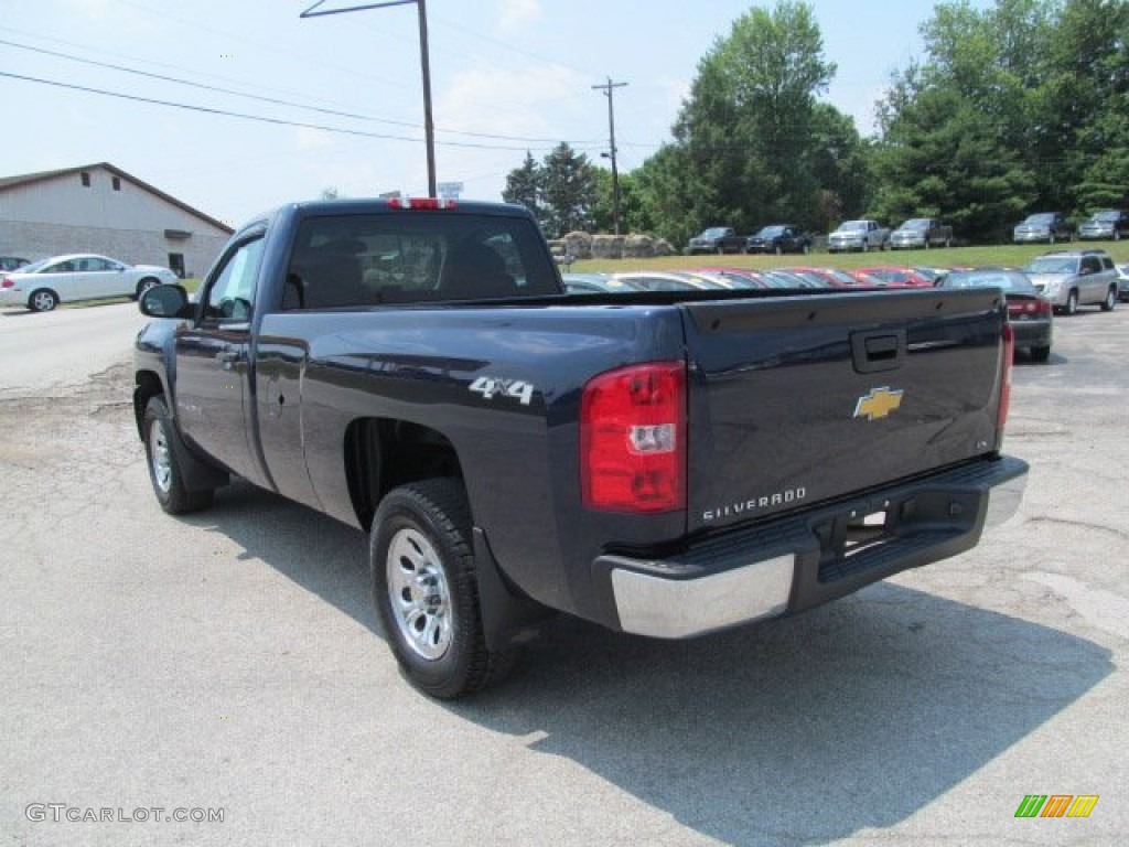 2009 Silverado 1500 Regular Cab 4x4 - Imperial Blue Metallic / Dark Titanium photo #5