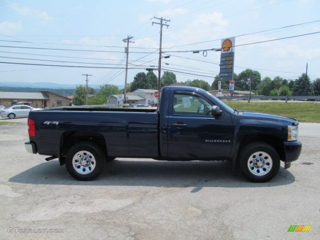 2009 Silverado 1500 Regular Cab 4x4 - Imperial Blue Metallic / Dark Titanium photo #11