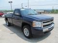 2009 Imperial Blue Metallic Chevrolet Silverado 1500 Regular Cab 4x4  photo #12