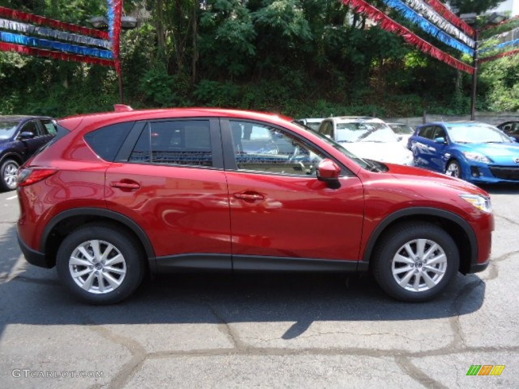 2013 CX-5 Touring AWD - Zeal Red Mica / Black photo #6