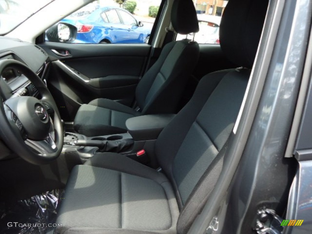 Black Interior 2013 Mazda CX-5 Sport AWD Photo #67346180