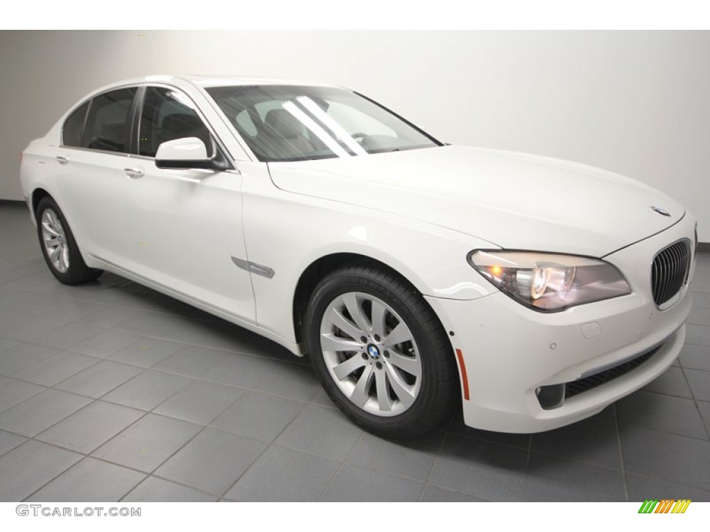 2011 7 Series 750i Sedan - Alpine White / Oyster/Black photo #1