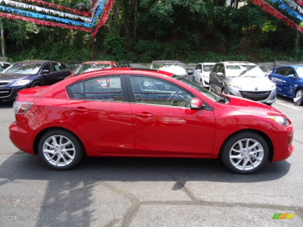 2012 MAZDA3 s Touring 4 Door - Velocity Red Mica / Black photo #6