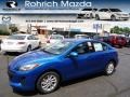 2012 Sky Blue Mica Mazda MAZDA3 i Touring 4 Door  photo #1