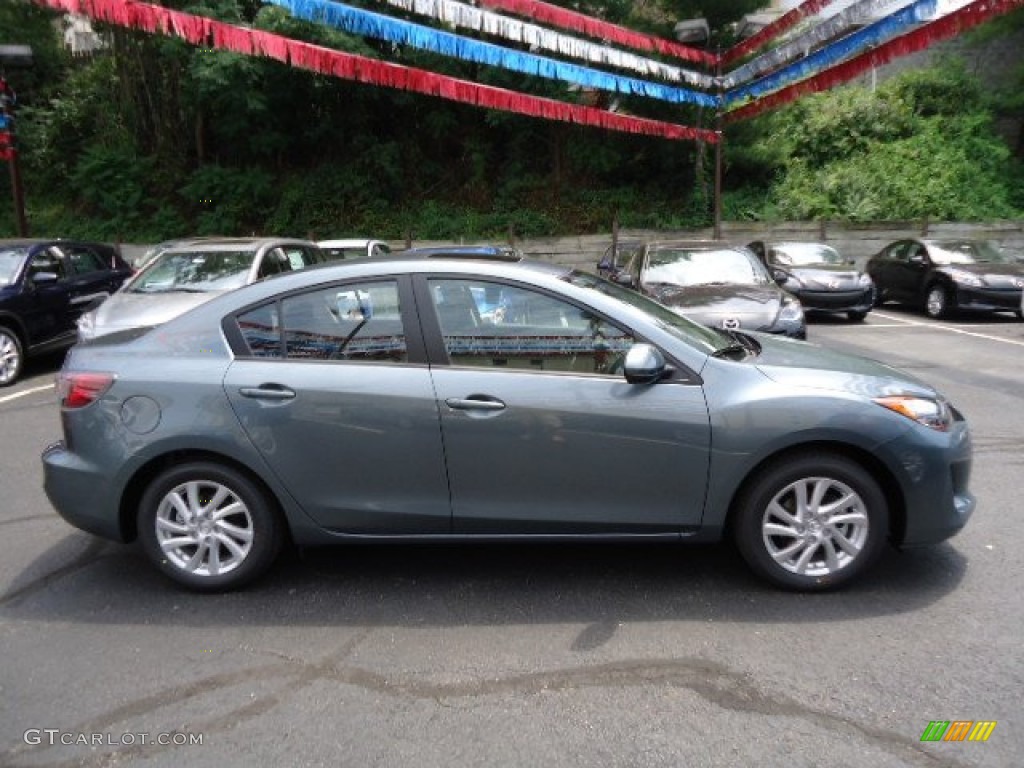 2012 MAZDA3 i Touring 4 Door - Dolphin Gray Mica / Black photo #6