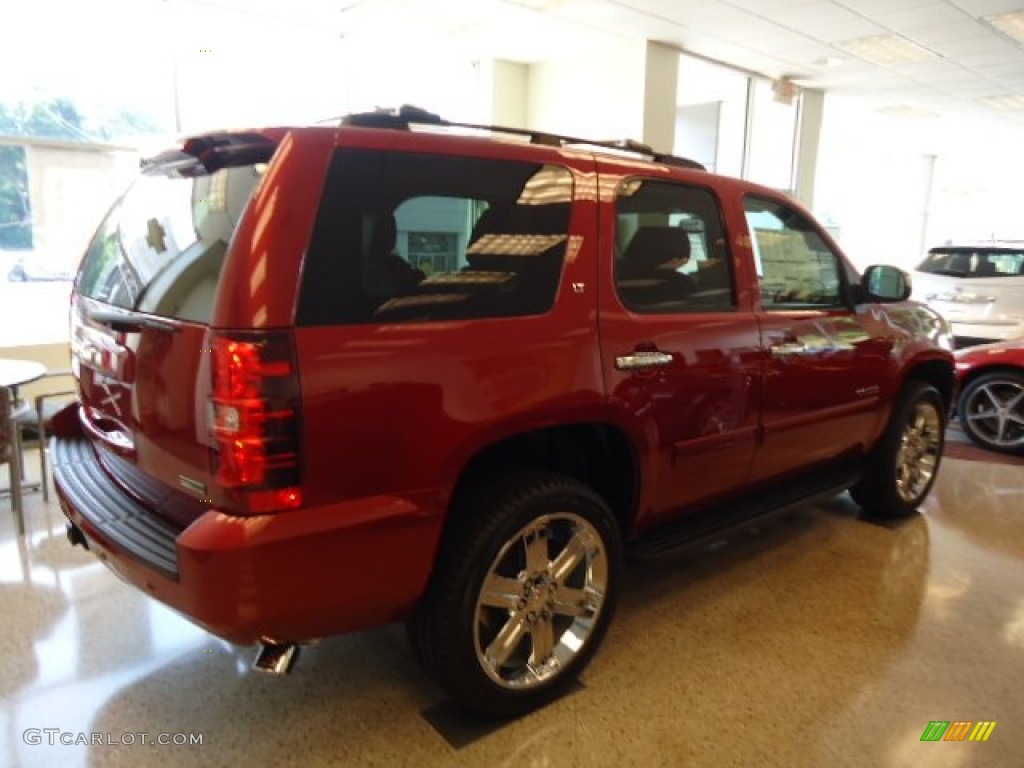 2012 Tahoe LT 4x4 - Crystal Red Tintcoat / Light Cashmere/Dark Cashmere photo #4