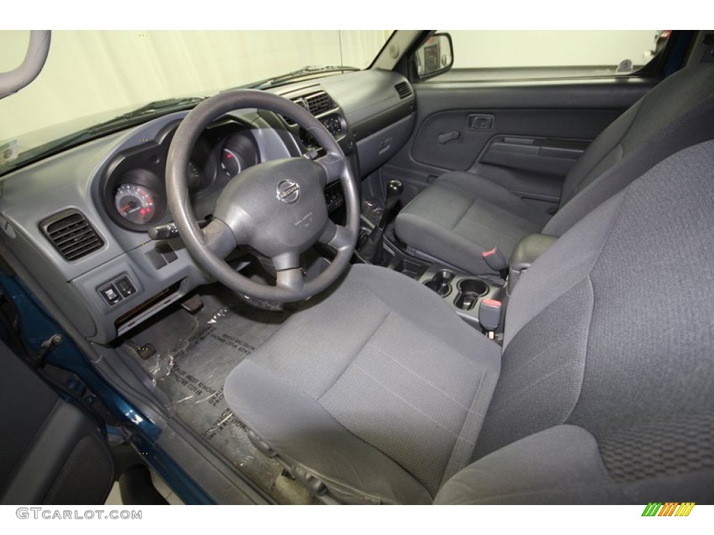 Gray Interior 2003 Nissan Frontier XE V6 Crew Cab Photo #67349721