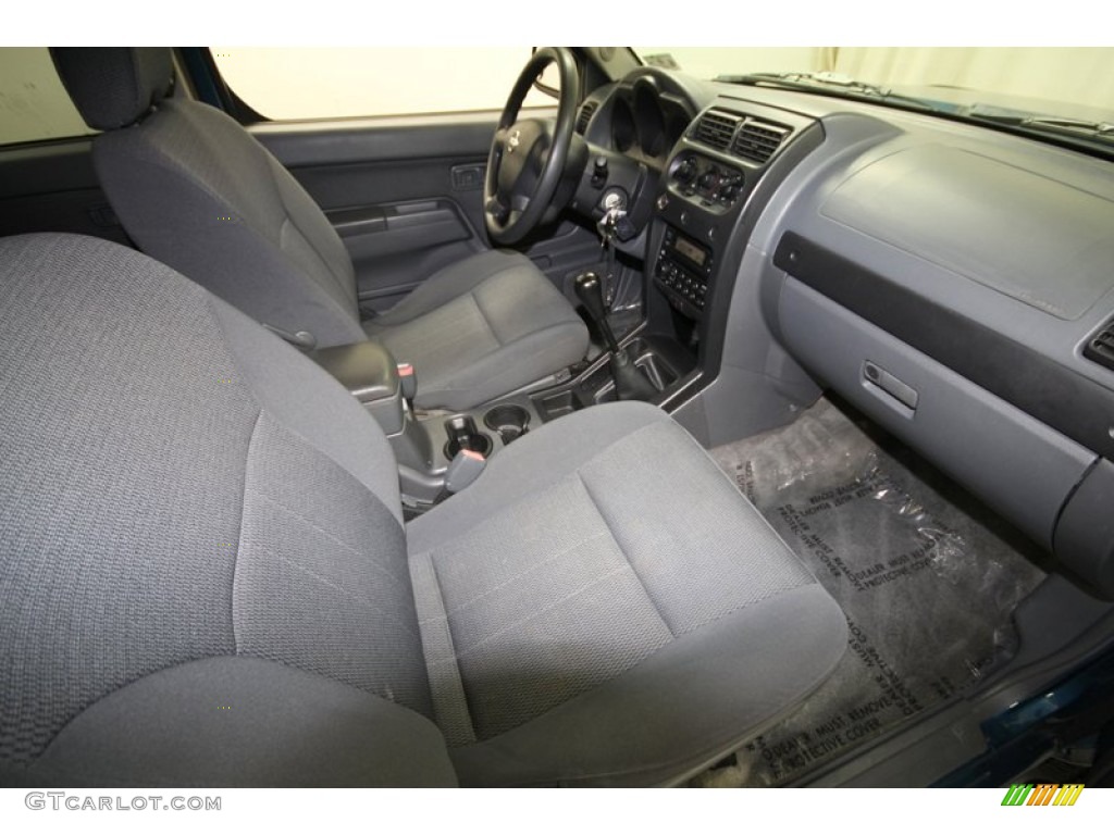 Gray Interior 2003 Nissan Frontier XE V6 Crew Cab Photo #67349882