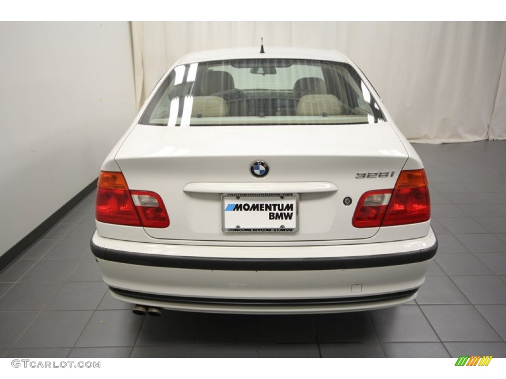 2000 3 Series 328i Sedan - Alpine White / Sand photo #11