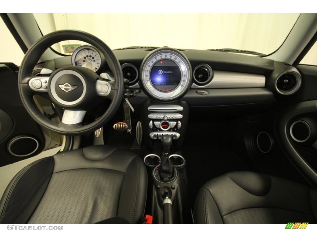 2009 Cooper S Clubman - Pepper White / Punch Carbon Black Leather photo #3
