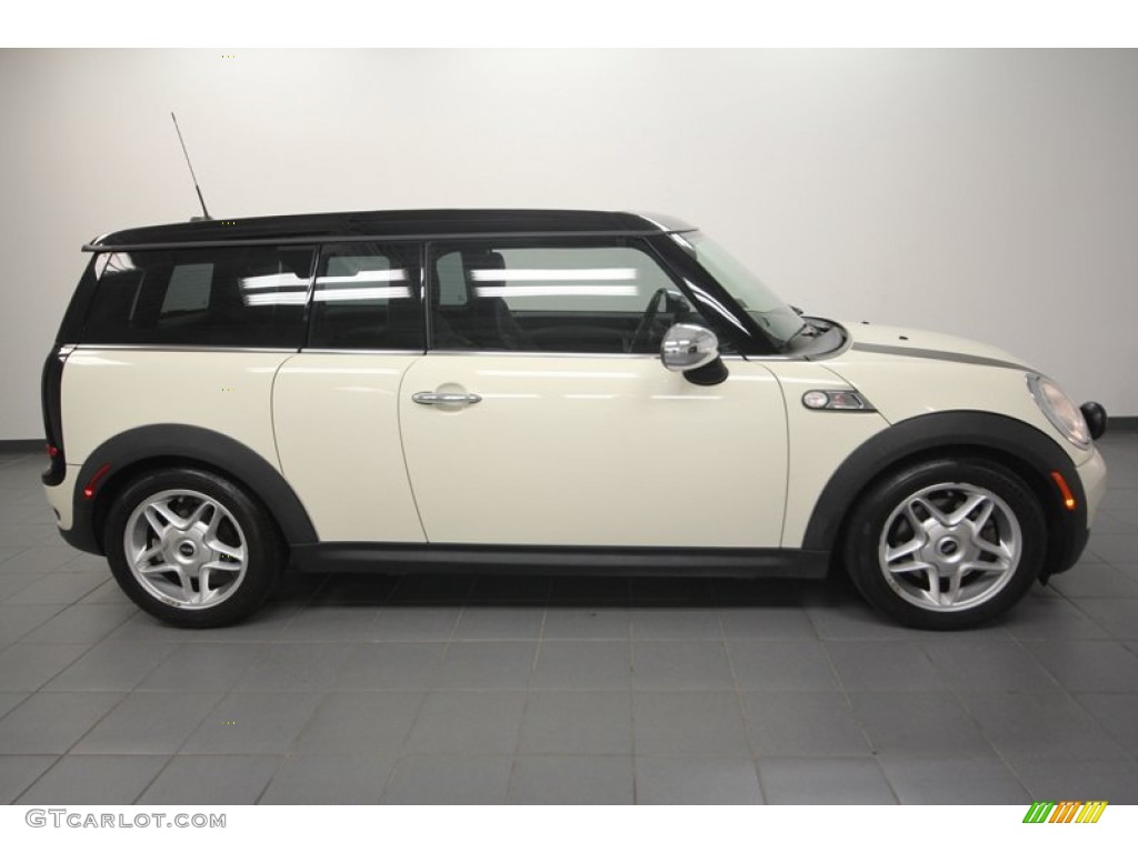 2009 Cooper S Clubman - Pepper White / Punch Carbon Black Leather photo #7