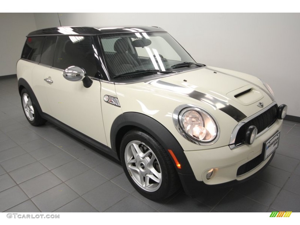 2009 Cooper S Clubman - Pepper White / Punch Carbon Black Leather photo #8