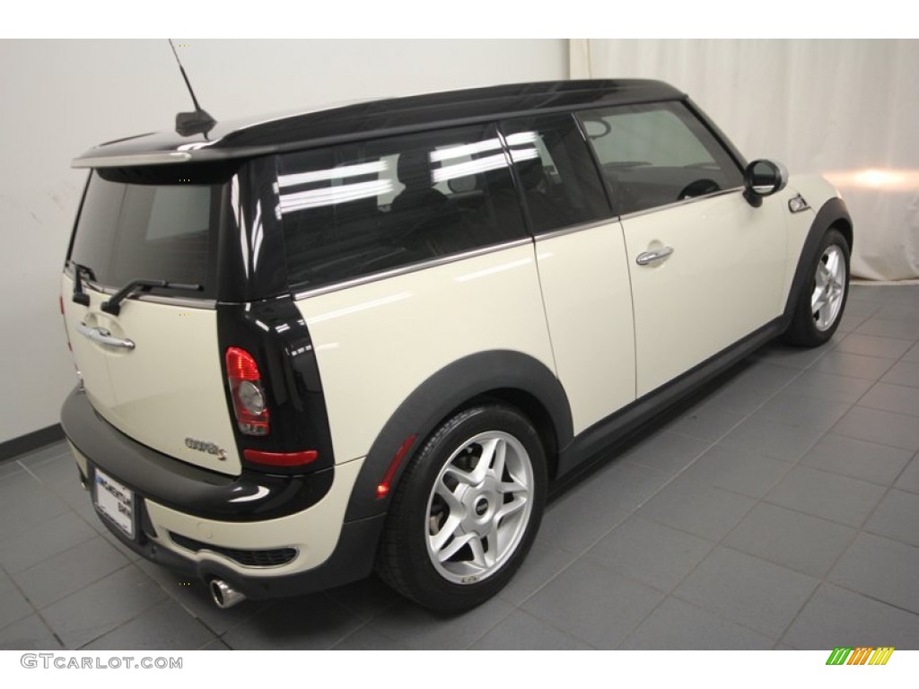 2009 Cooper S Clubman - Pepper White / Punch Carbon Black Leather photo #10