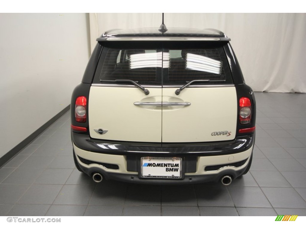 2009 Cooper S Clubman - Pepper White / Punch Carbon Black Leather photo #11