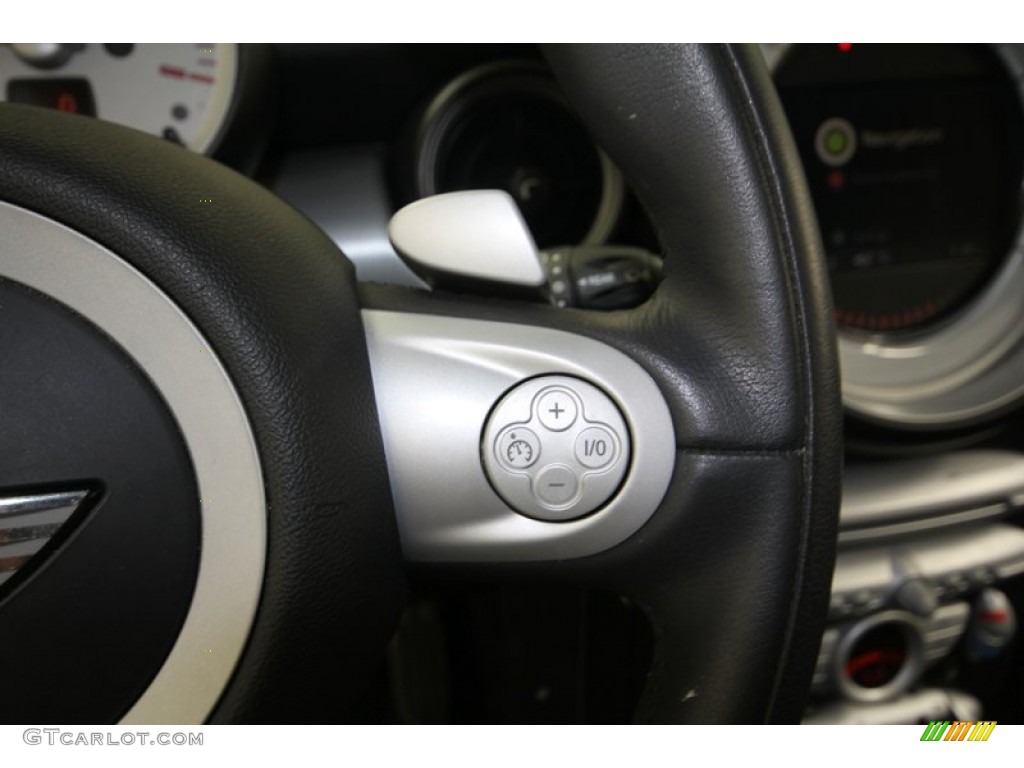 2009 Cooper S Clubman - Pepper White / Punch Carbon Black Leather photo #25