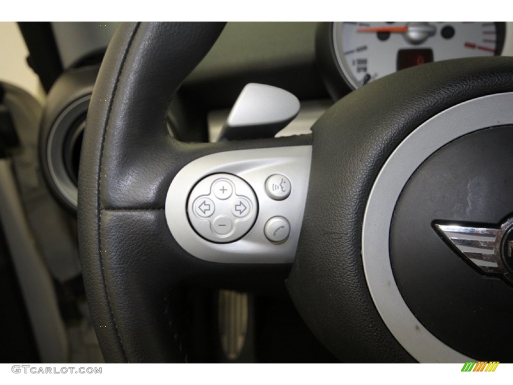 2009 Cooper S Clubman - Pepper White / Punch Carbon Black Leather photo #26