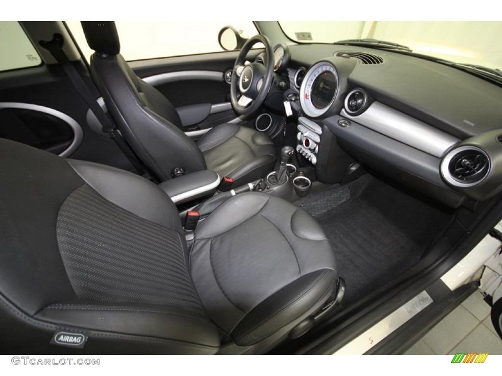 2009 Cooper S Clubman - Pepper White / Punch Carbon Black Leather photo #30
