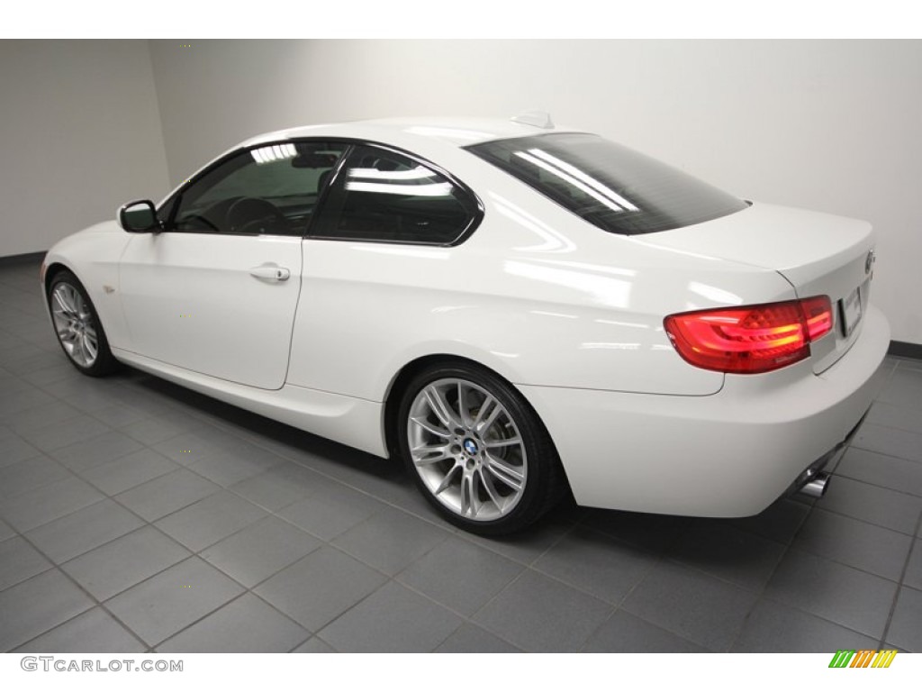 2011 3 Series 335i Coupe - Alpine White / Black photo #5