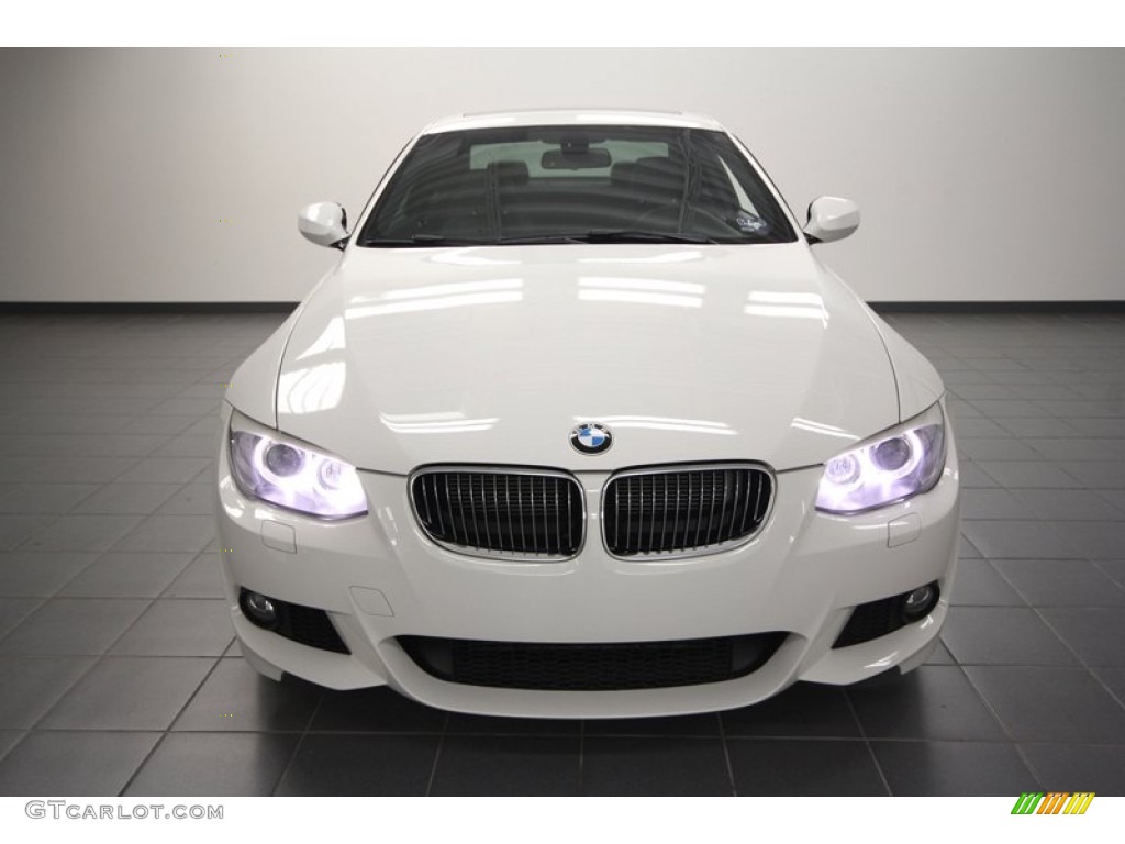 2011 3 Series 335i Coupe - Alpine White / Black photo #6