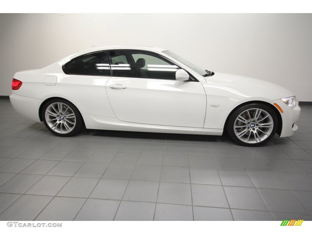 2011 3 Series 335i Coupe - Alpine White / Black photo #7