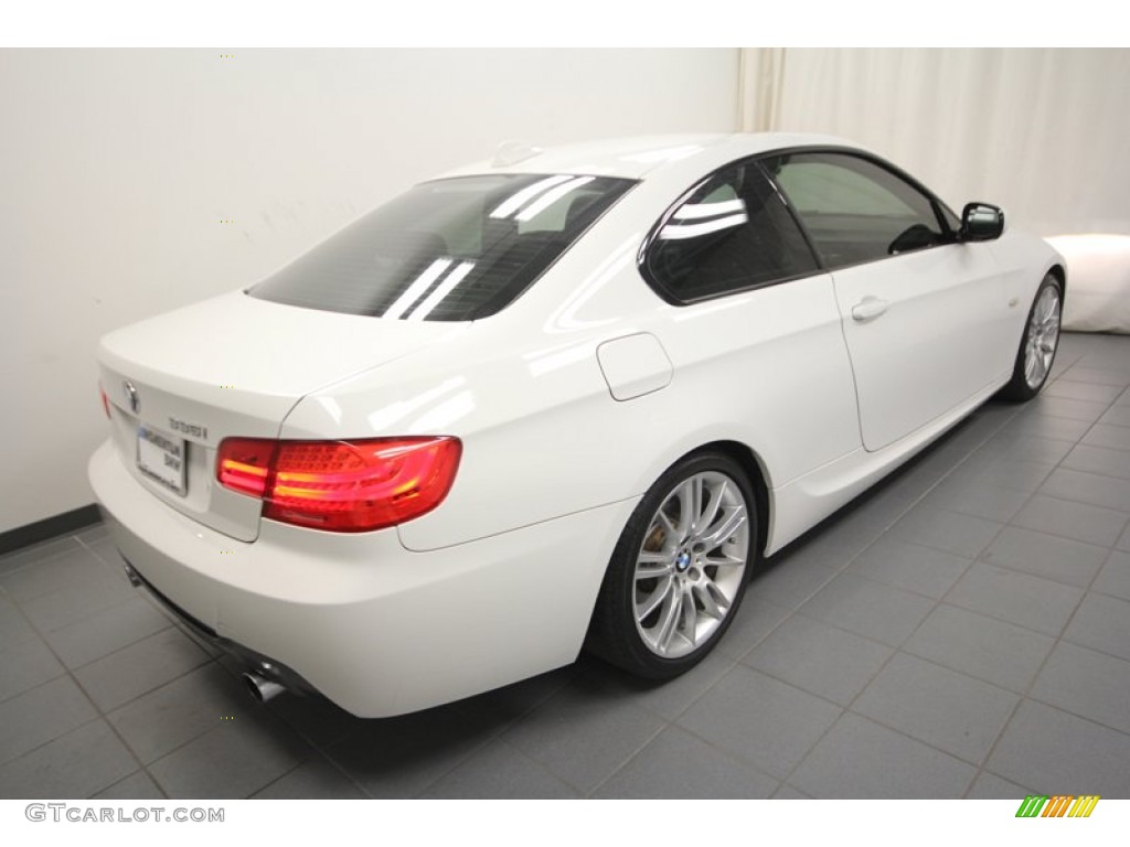 2011 3 Series 335i Coupe - Alpine White / Black photo #10