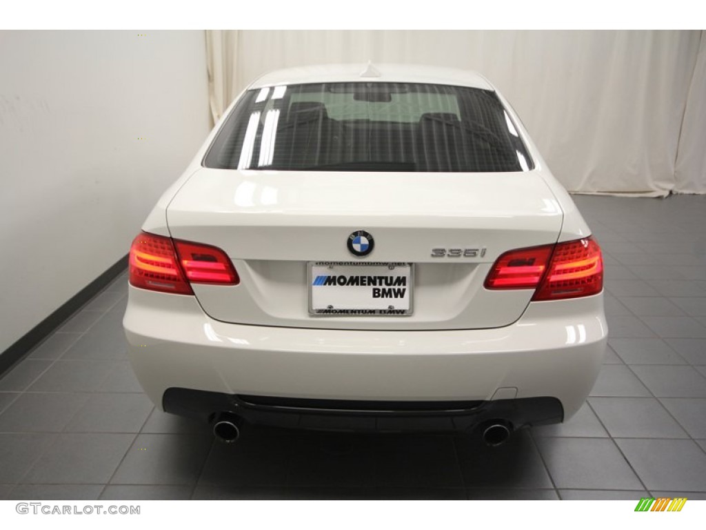 2011 3 Series 335i Coupe - Alpine White / Black photo #11