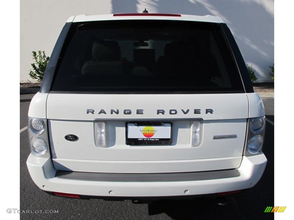 2007 Range Rover Supercharged - Chawton White / Ivory/Black photo #4