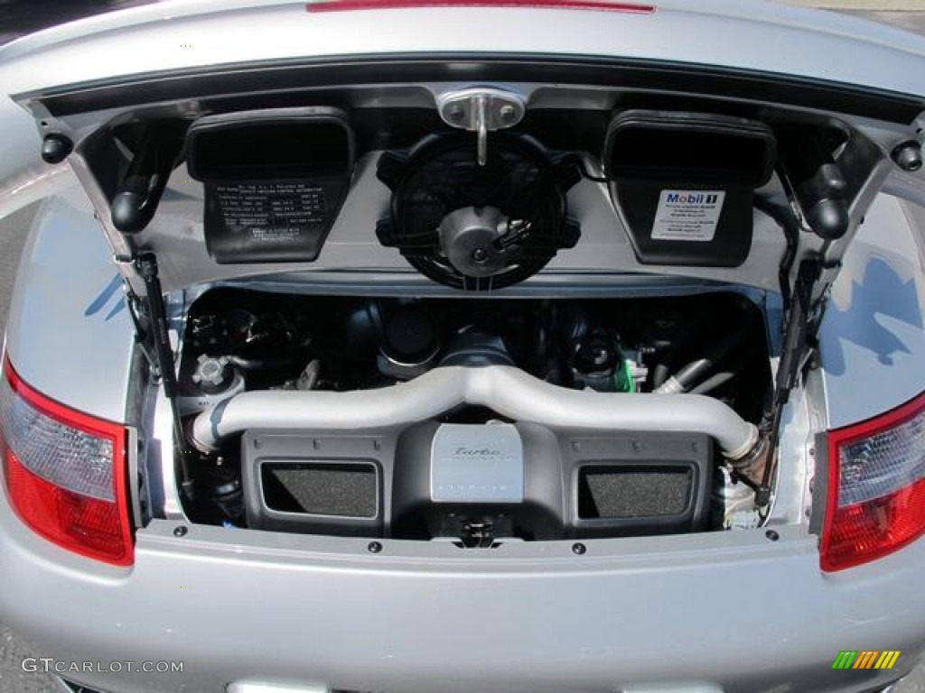 2007 911 Turbo Coupe - Arctic Silver Metallic / Black photo #16