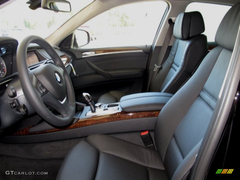 Black Interior 2013 BMW X6 xDrive50i Photo #67352402