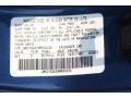 B21: Athens Blue 2009 Infiniti G 37 Coupe Color Code