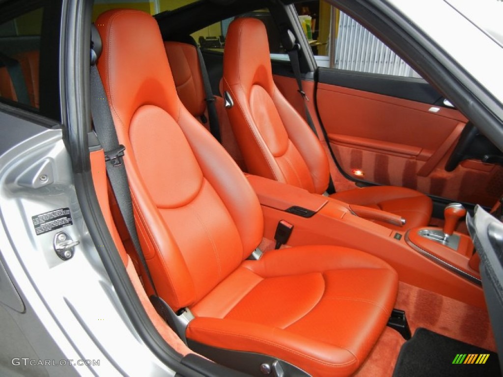 Terracotta Interior 2007 Porsche 911 Turbo Coupe Photo #67352870