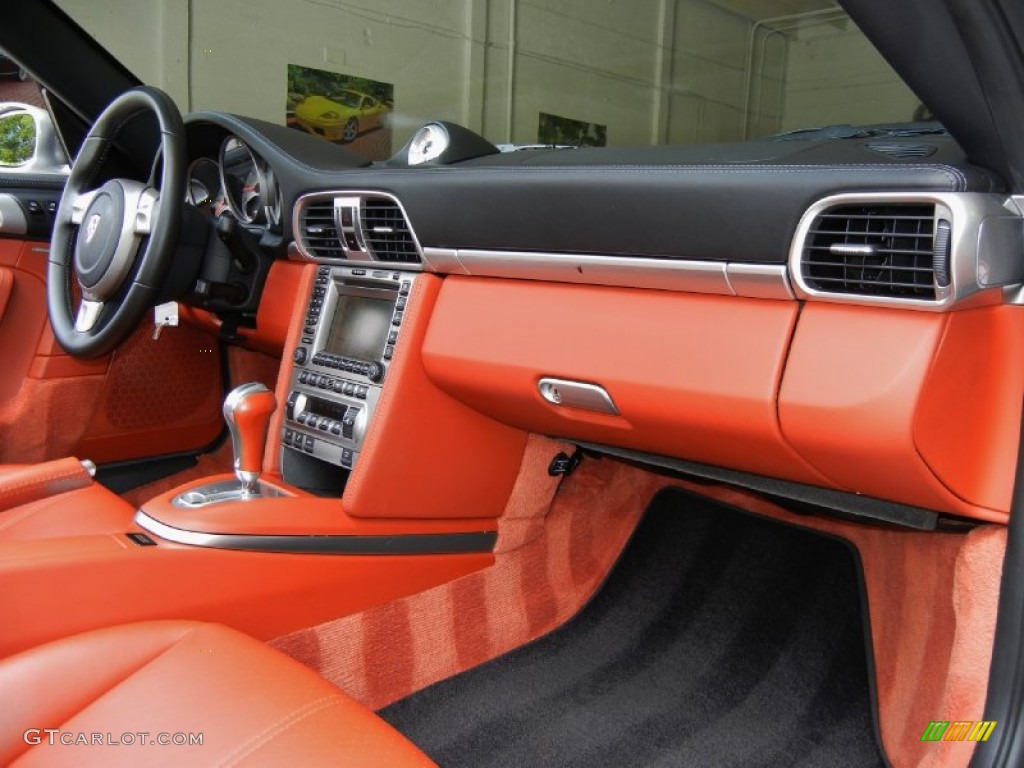 2007 Porsche 911 Turbo Coupe Terracotta Dashboard Photo #67352914