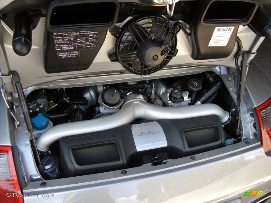 2007 Porsche 911 Turbo Coupe 3.6 Liter Twin-Turbocharged DOHC 24V VarioCam Flat 6 Cylinder Engine Photo #67353089