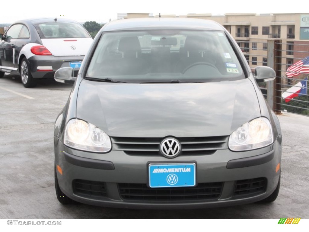 2008 Rabbit 2 Door - Sage Green Metallic / Art Grey photo #2