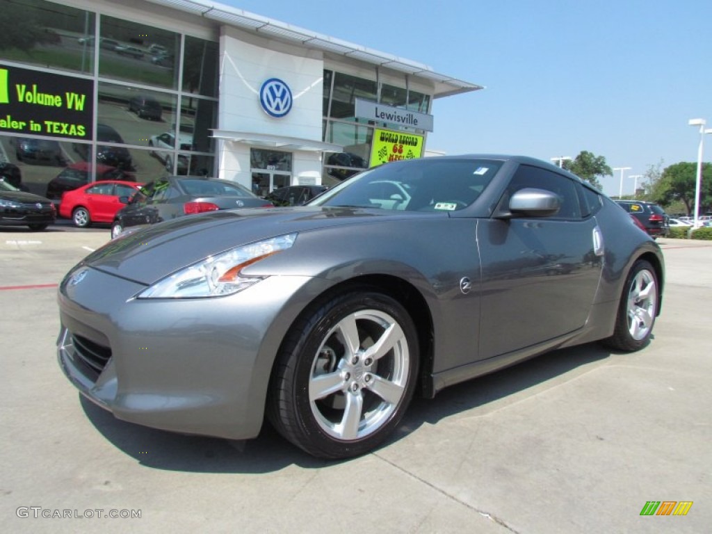 2011 370Z Coupe - Gun Metallic / Black photo #1