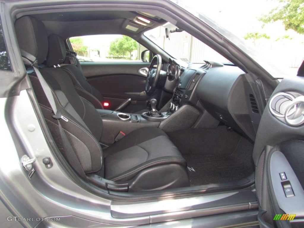 2011 370Z Coupe - Gun Metallic / Black photo #10
