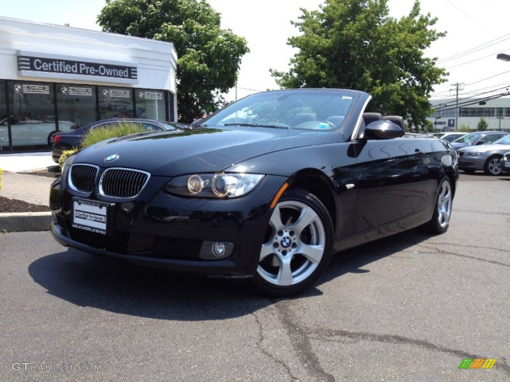 2009 3 Series 328i Convertible - Jet Black / Black photo #1