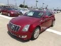 2012 Crystal Red Tintcoat Cadillac CTS Coupe  photo #1